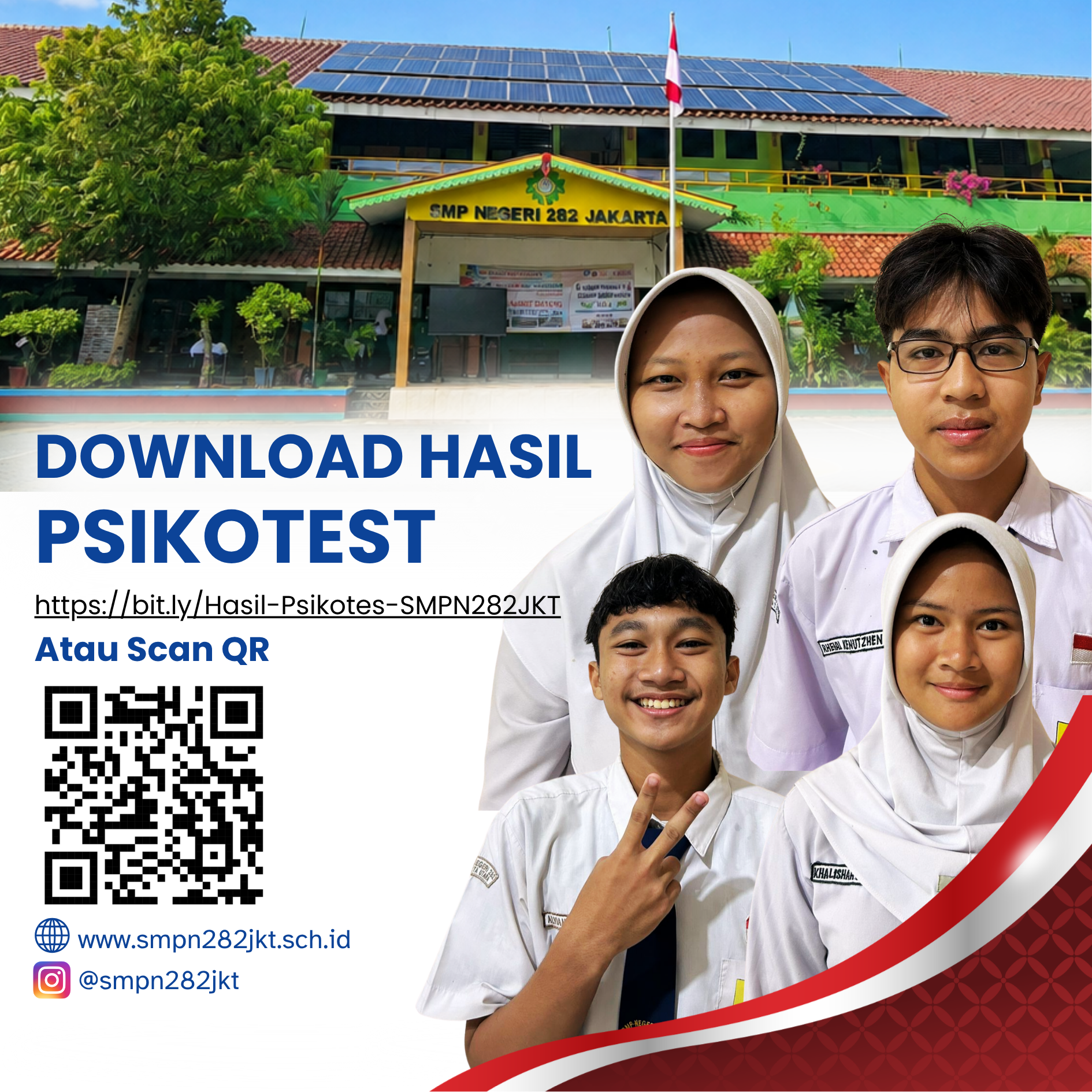 HASIL PSIKOTEST PESERTA DIDIK SMP NEGERI 282 JAKARTA